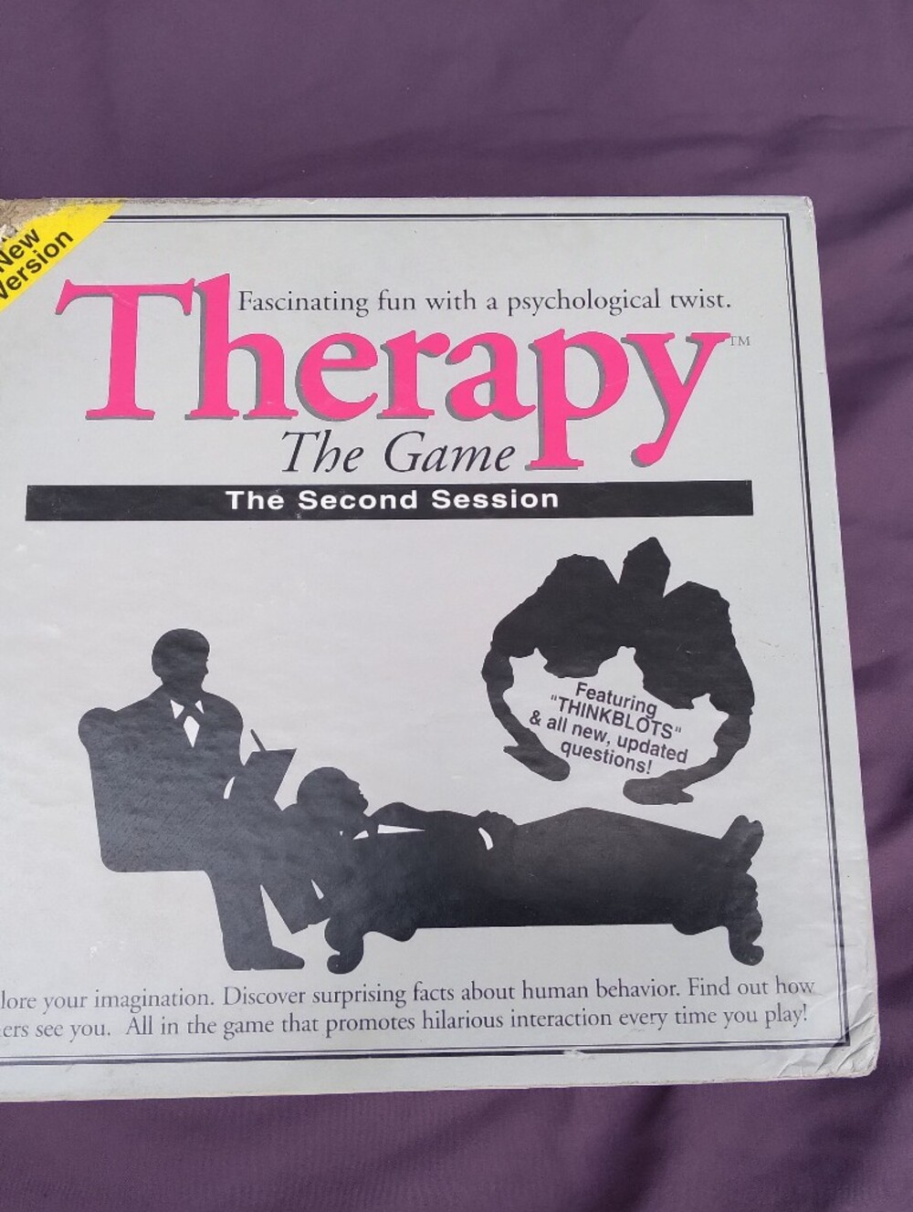 Therapy The Game - White & Pink Board Game